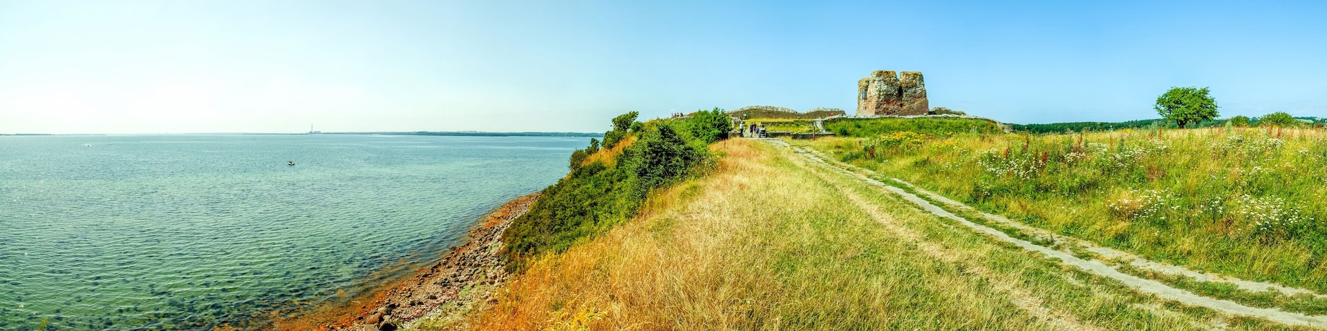 Schlossruine, Kalø, Mols Bjerge Kalo, Knebel, Jütland, Dänemark