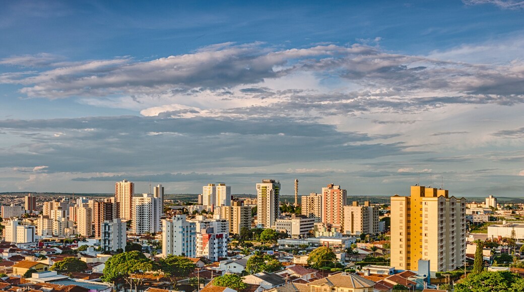 Panoramic view of the city of Bauru. Interior of the State of São Paulo. Brazil