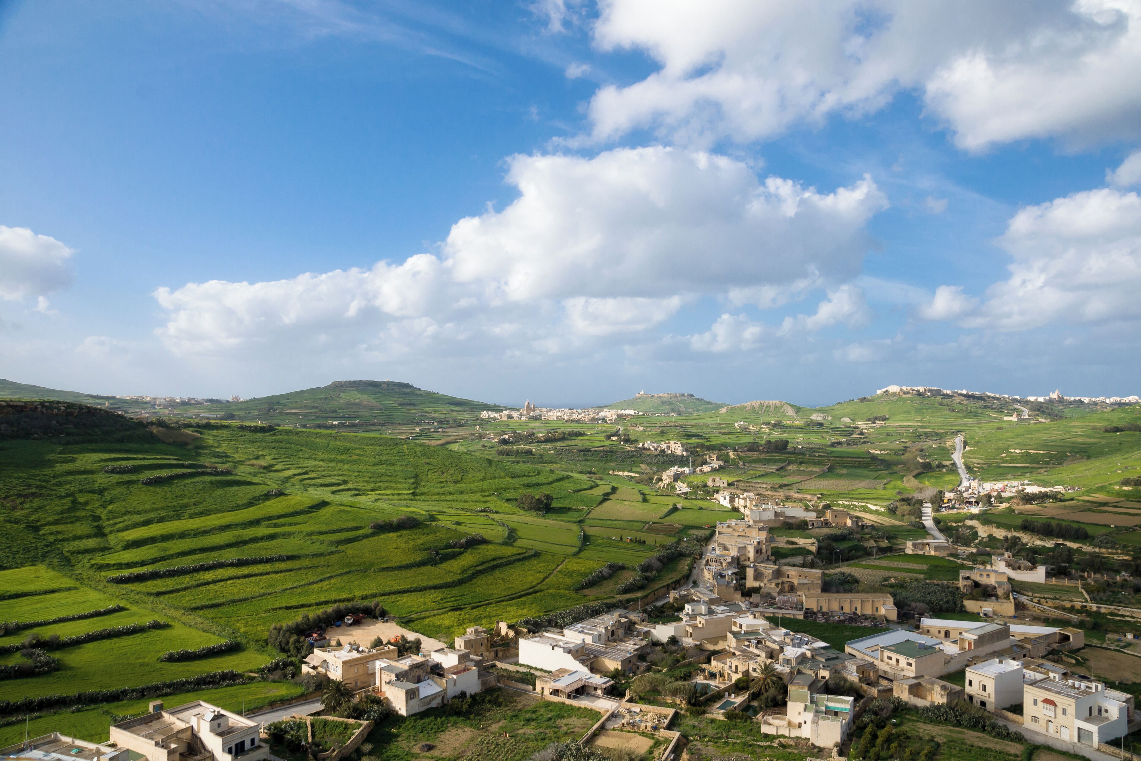 Victoria, Gozo, Malta (not Mdina): View from the Cittadella to the north