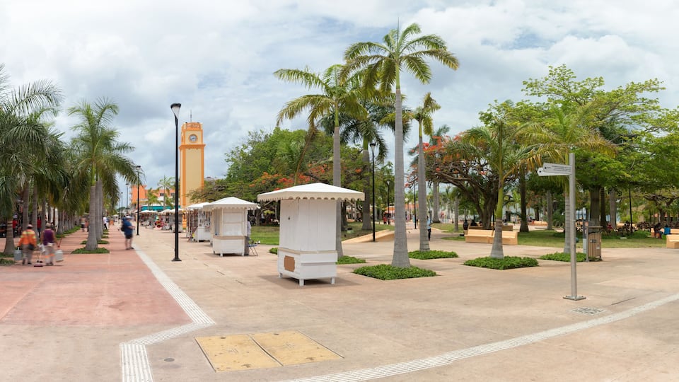Zentraler Platz in San Miguel, Cozumel, Mexiko