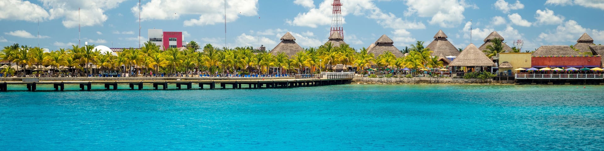 Port of Cozumel Island in Puerta Maya, Quintana Roo, Mexico
