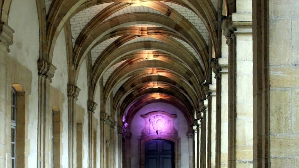 Reims, abbey Saint-Remi, cloister