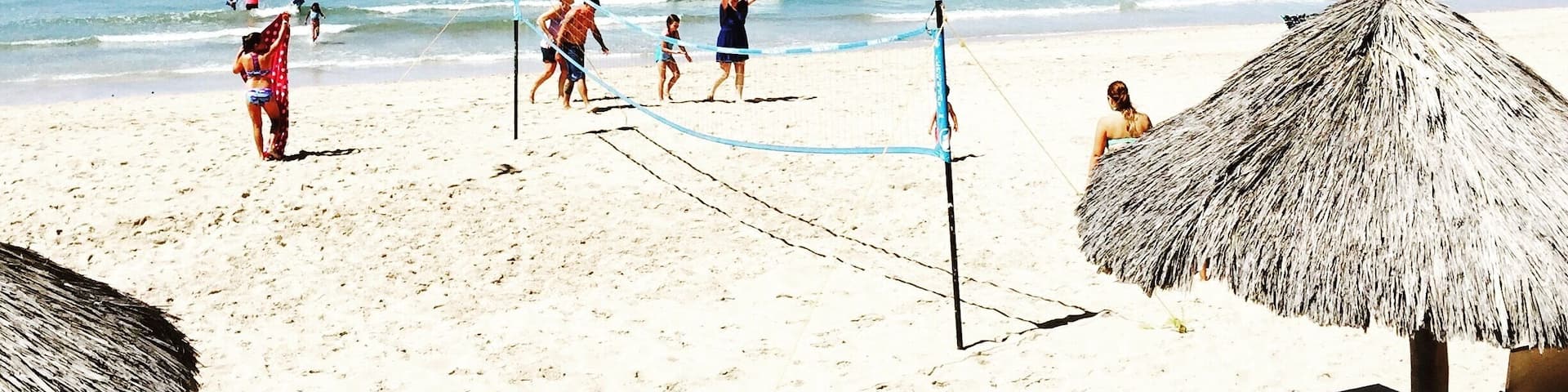 Paradise is a beautiful beach with great food!