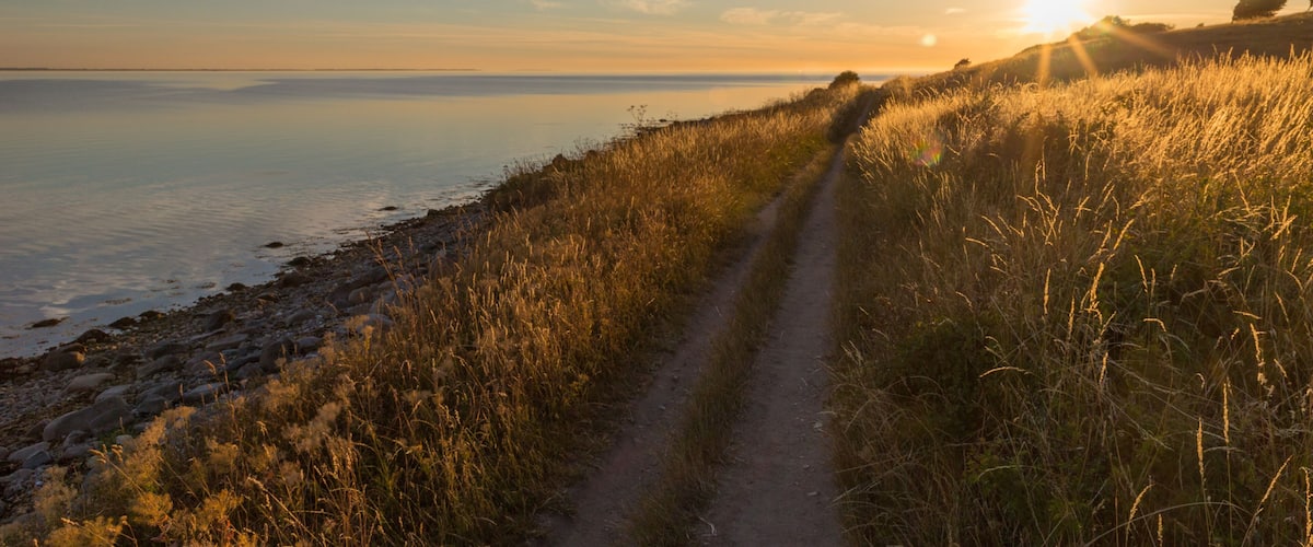 Sunset at Hindsholm Denmark