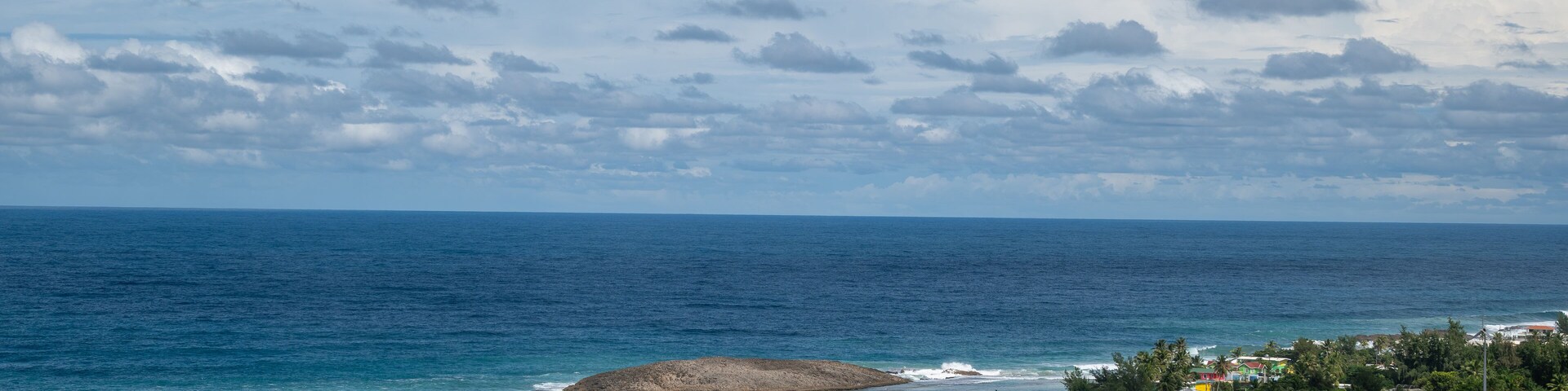 View of Jobos beach in Isabela Puerto Rico