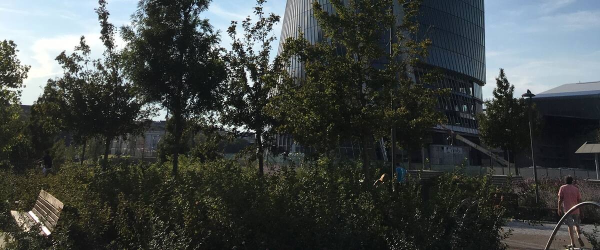 The tower designed by Zaha Hadid, now known as Generali Tower, in Milan, Italy.