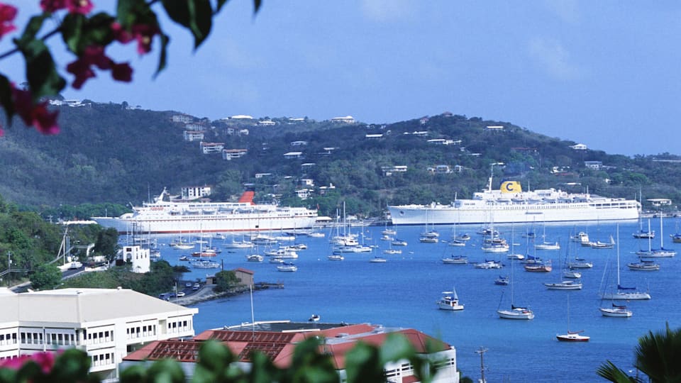 Cruise Ships at St. Thomas, Virgin Islands