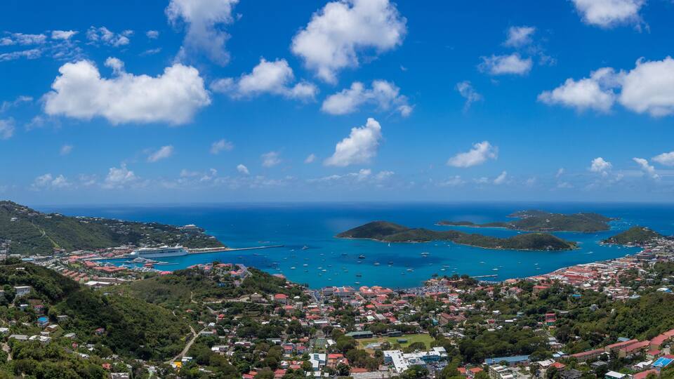 Charlotte Amalie panoramic view