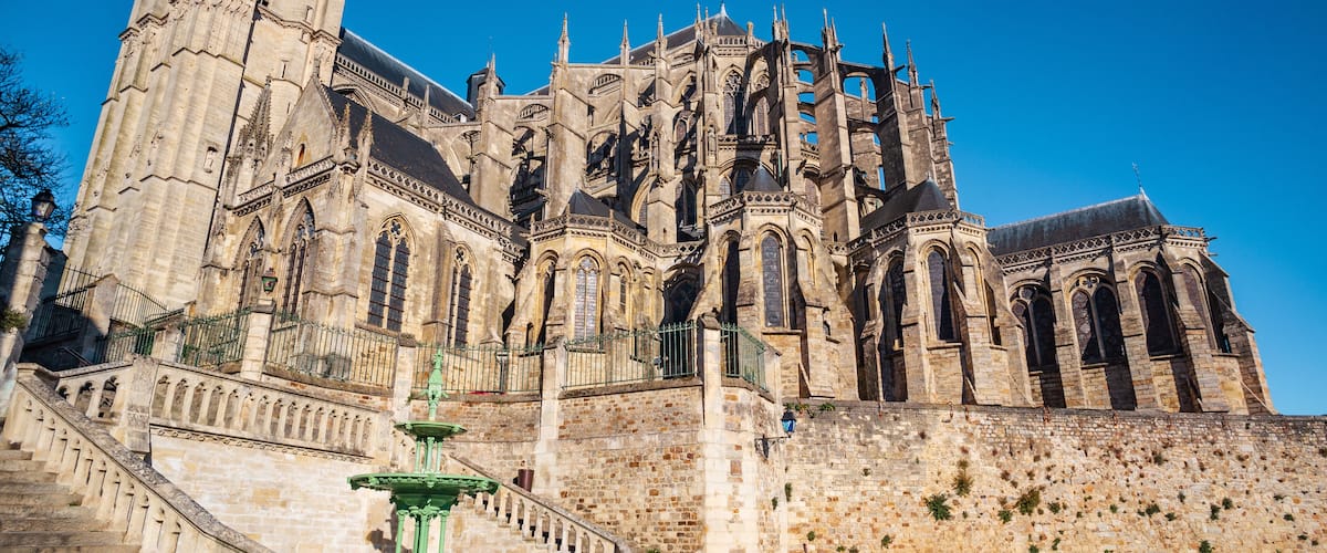 St-Julien Cathedral in Le Mans - France
