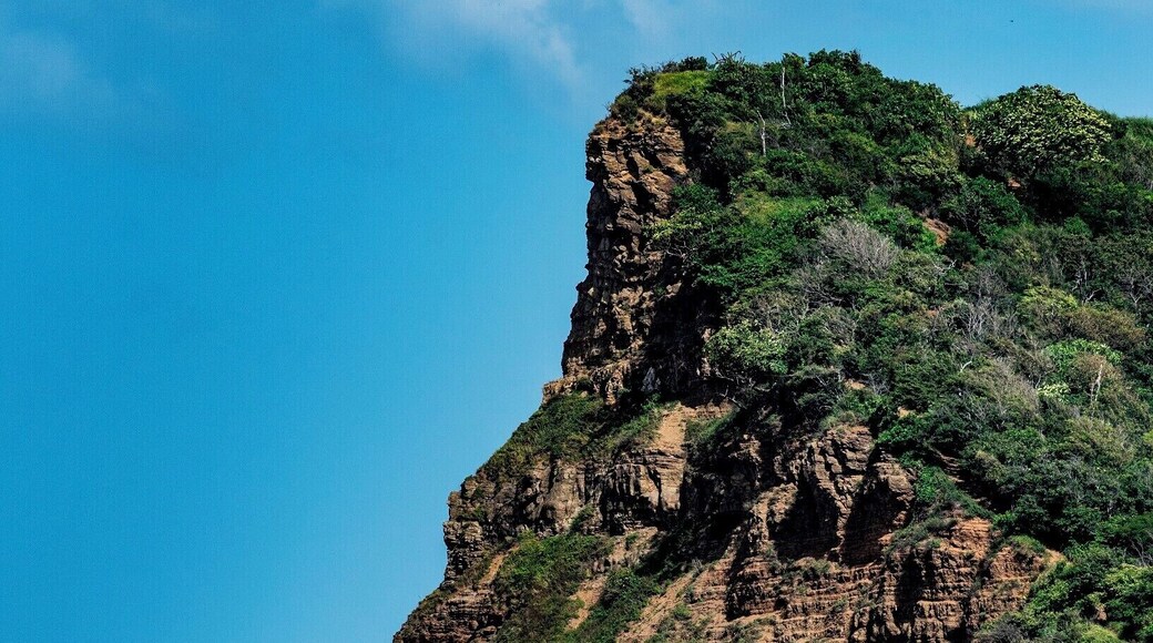 Lush green headland and inviting ocean on this beautiful beach. #BeachBound #beachtips