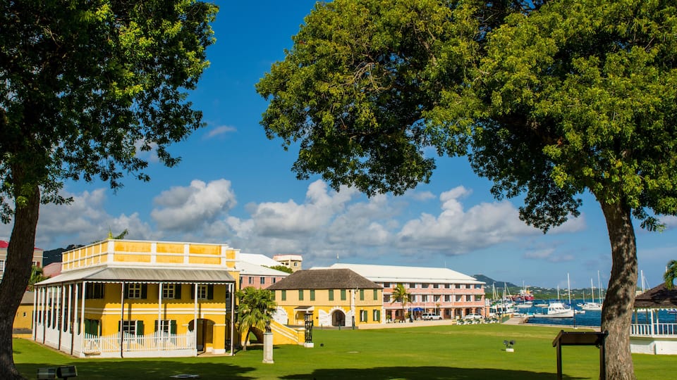 Old Danish Customs House, Christiansted National Historic Site, Christiansted, St. Croix, US Virgin Islands.