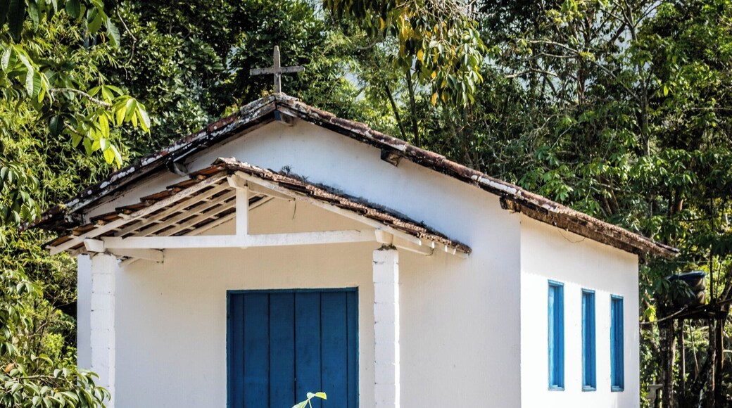 Capela do Camburi. Chapel at Camburi, Ubatuba, State of São Paulo, Brazil.