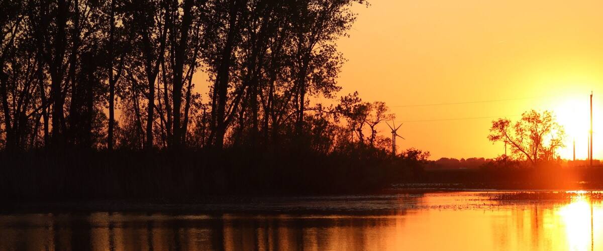 A nature preserve located along Lake Erie