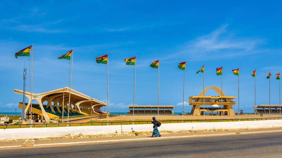 ACCRA,REPUBLIC OF GHANA - APRIL 30,2018:Ohene Djan stadium in Victoria Borg