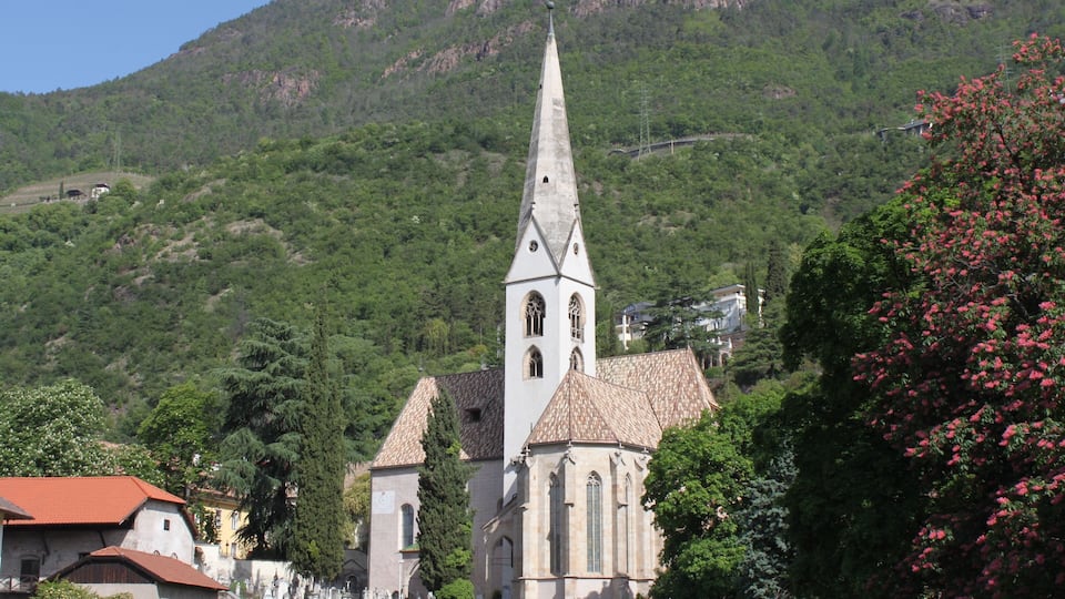 Old Parish Church in Gries Bozen Bolzano (south view)