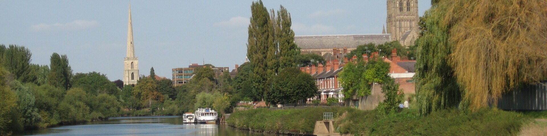 River Severn & Worcester Cathedral.