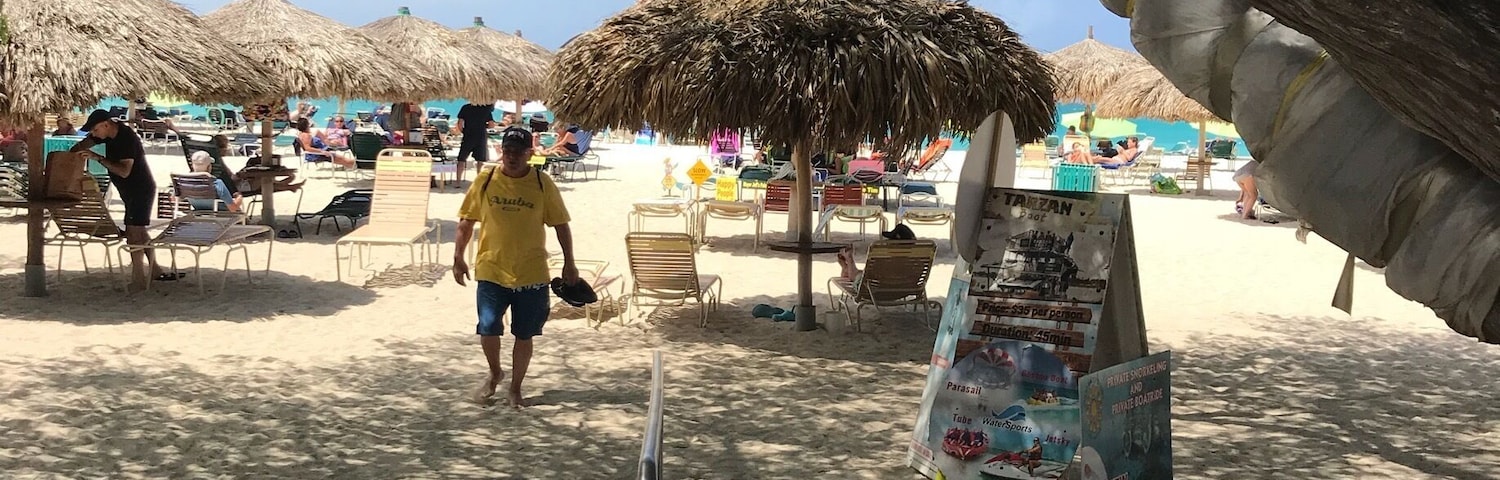 Nice beach across the street