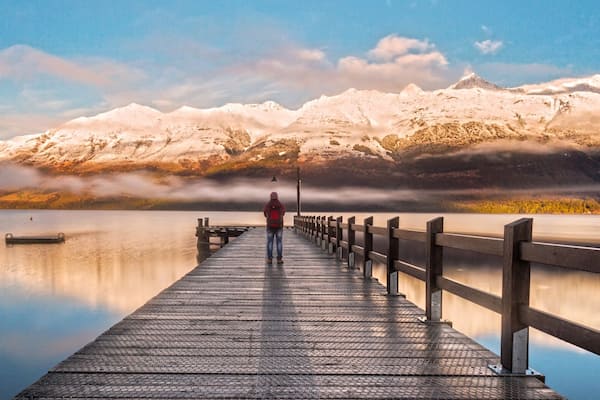 Glenorchy wharfside, New Zealand