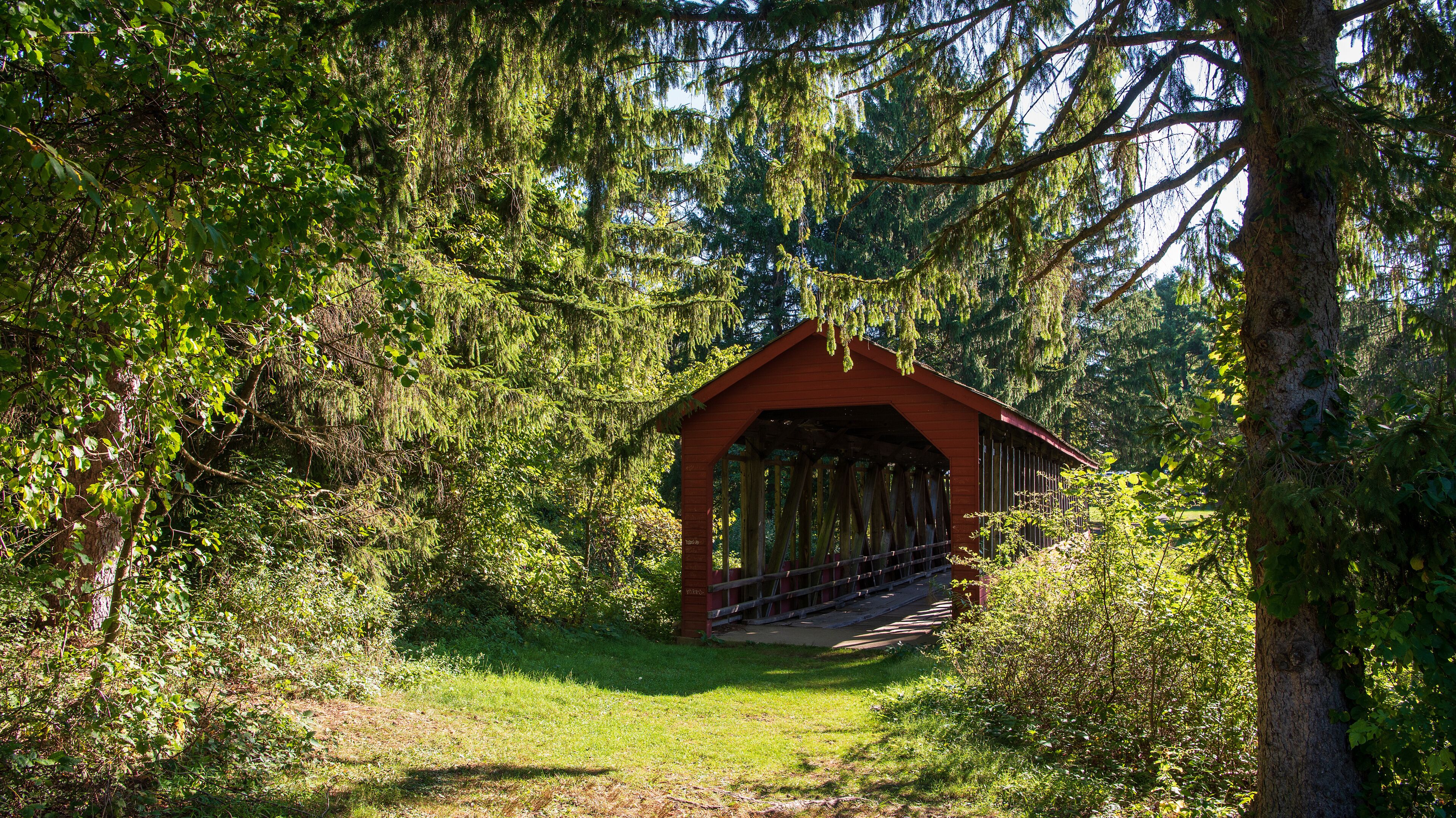 Harrity Covered Bridge in Carbon County, Pennsylvania