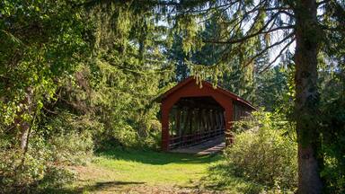 Harrity Covered Bridge in Carbon County, Pennsylvania