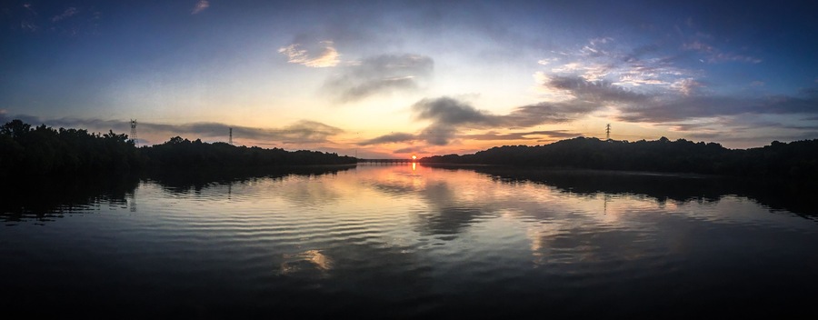 Sunrise on the Tennessee River