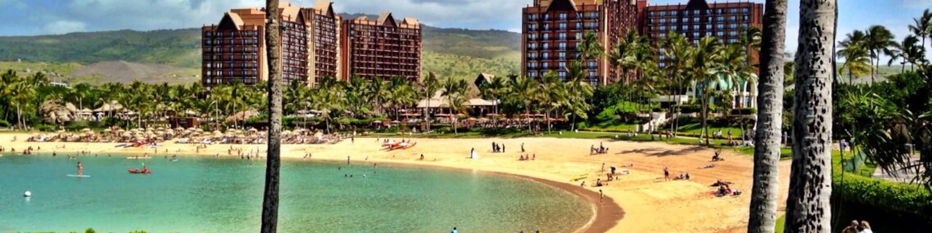 The beach is perfect for family with kids.