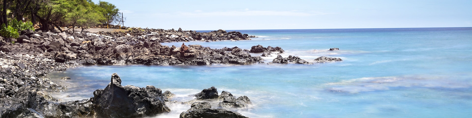 A slow motion image of a small Hawaiian reef shows the gentle and clear water motion; Shutterstock ID 303911984; purchase_order: SP-1269 HA 2018 Batch 1; Order: ; client: ; other: