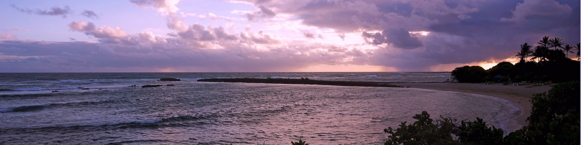 Sunset at Turtle Bay Resort, Oahu, Hawaii