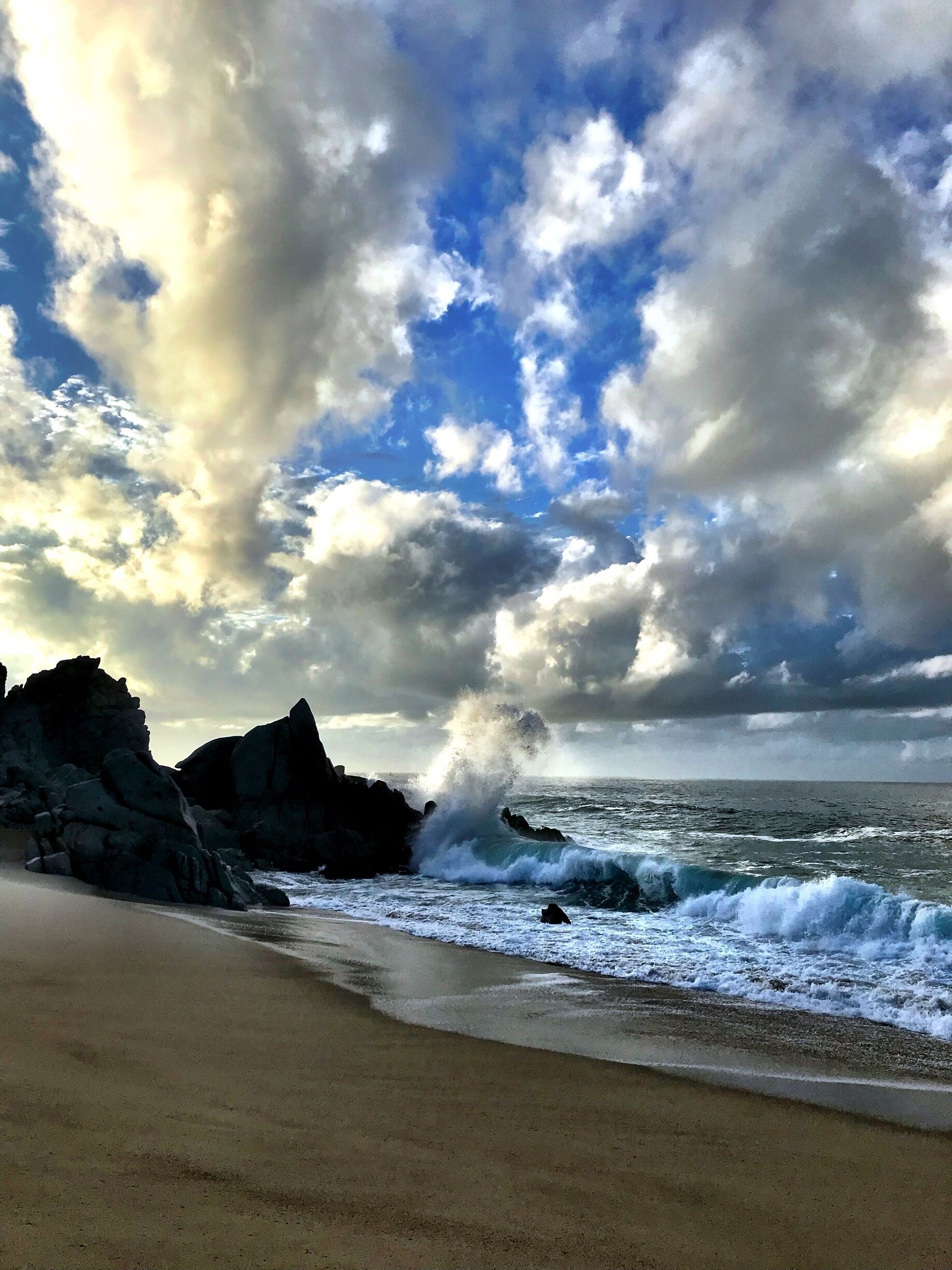 Swimming is prohibited on this stretch of beach, but the views are breathtaking.  Cabo San Lucas is only a 5 minute drive away where you can swim, snorkel and charter a boat for more activities.