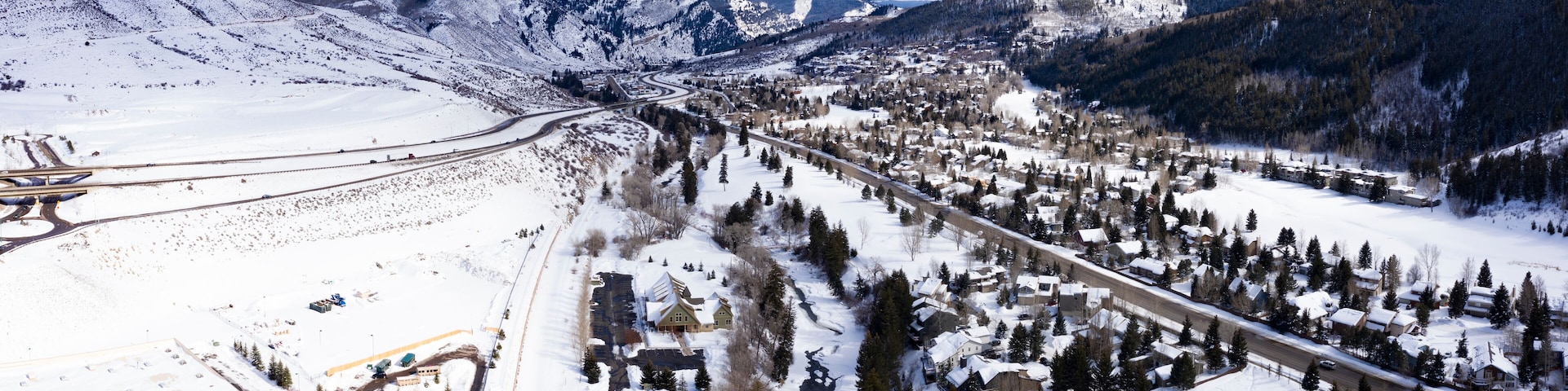 Avon Colorado Aerial Eagle Vail