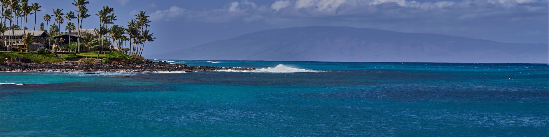 napili bay, lanai, panorama, maui, hawaii