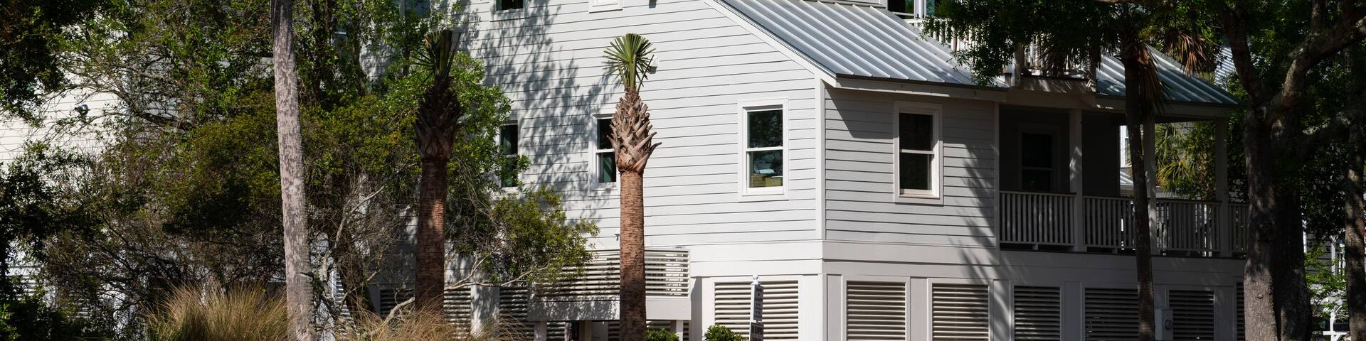 Wild Dunes Resort, South Carolina, USA - April 17, 2022. Luxury vacation luxury rental house at Wild Dunes Resort, Isle of Palms, South Carolina.