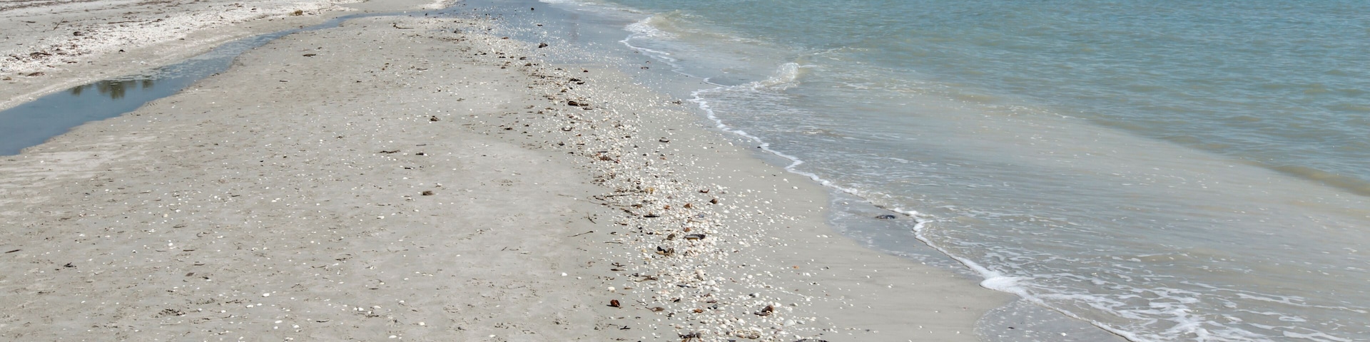 The beach on Sanibel Island Florida near the Sundial Resort.