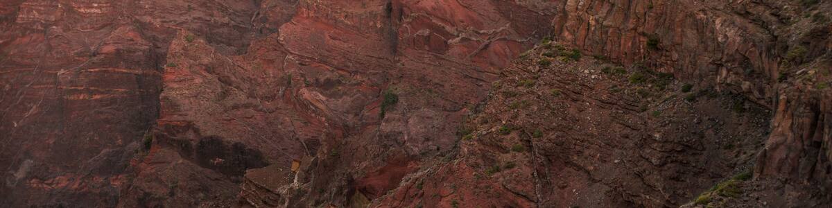 red rock canyon Caldera de Taburiente