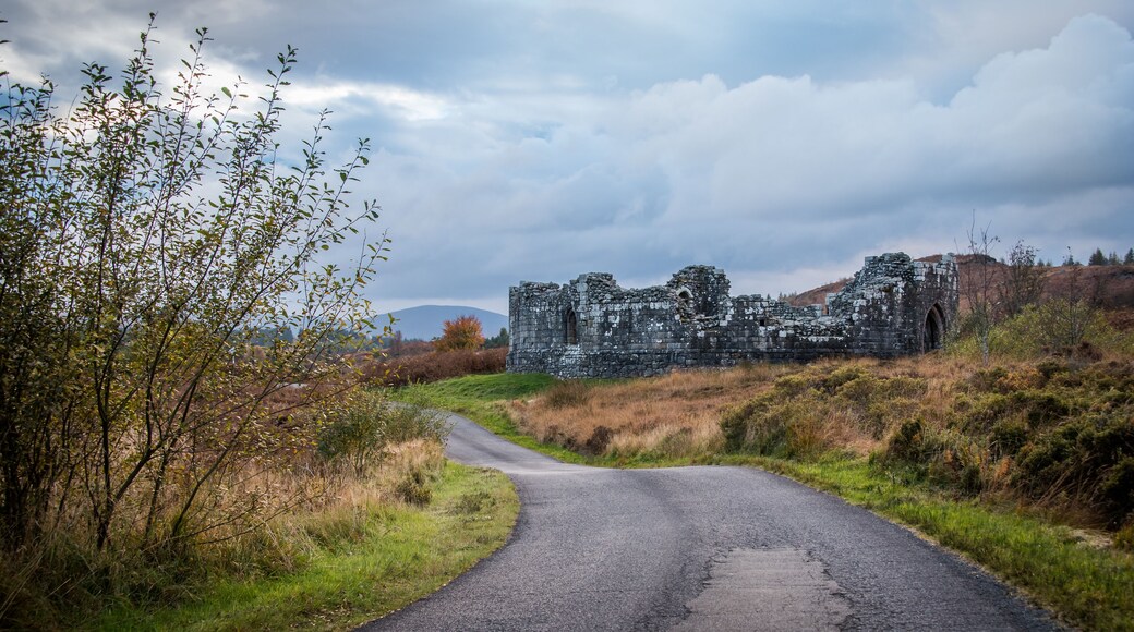 Old castle at Loch Doon