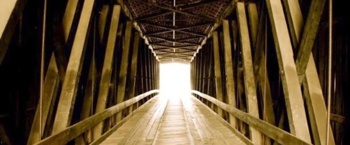 An old covered bridge in Southeast Missouri.