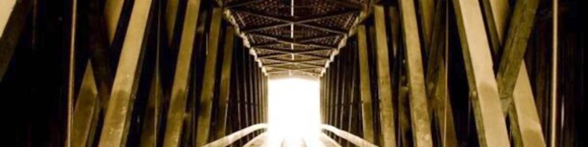 An old covered bridge in Southeast Missouri.