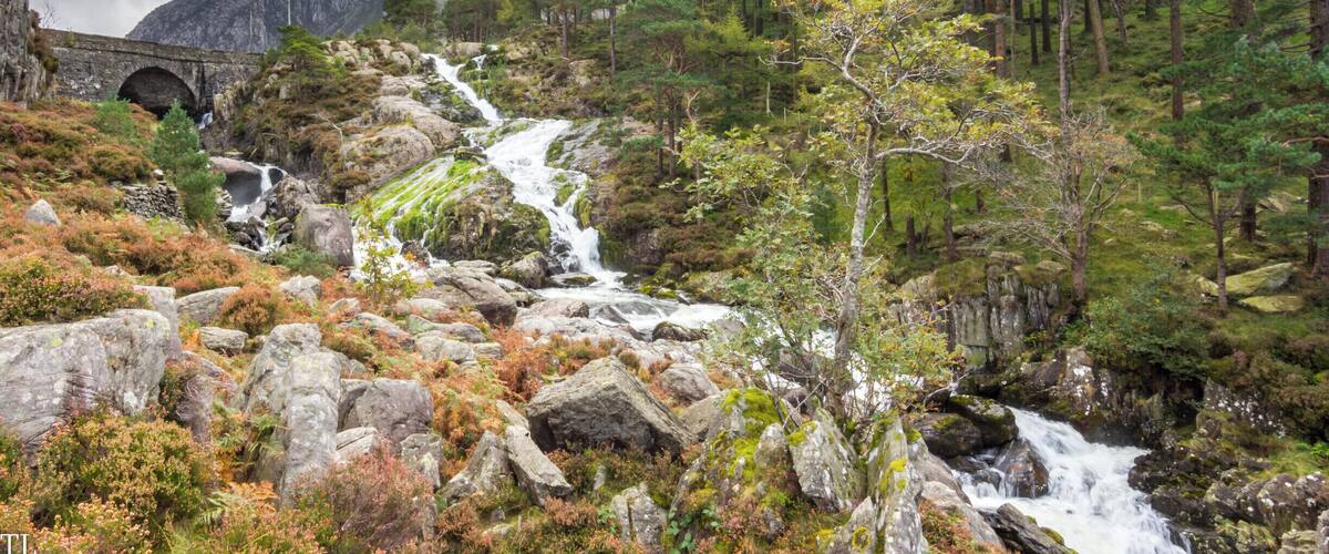 Waterfalls at Llyn Ogwen