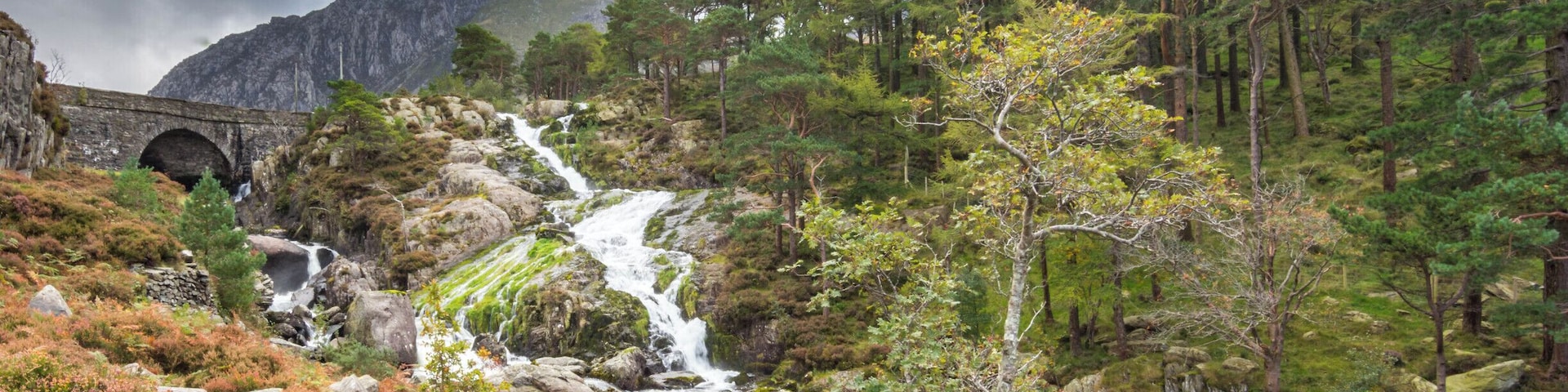 Waterfalls at Llyn Ogwen