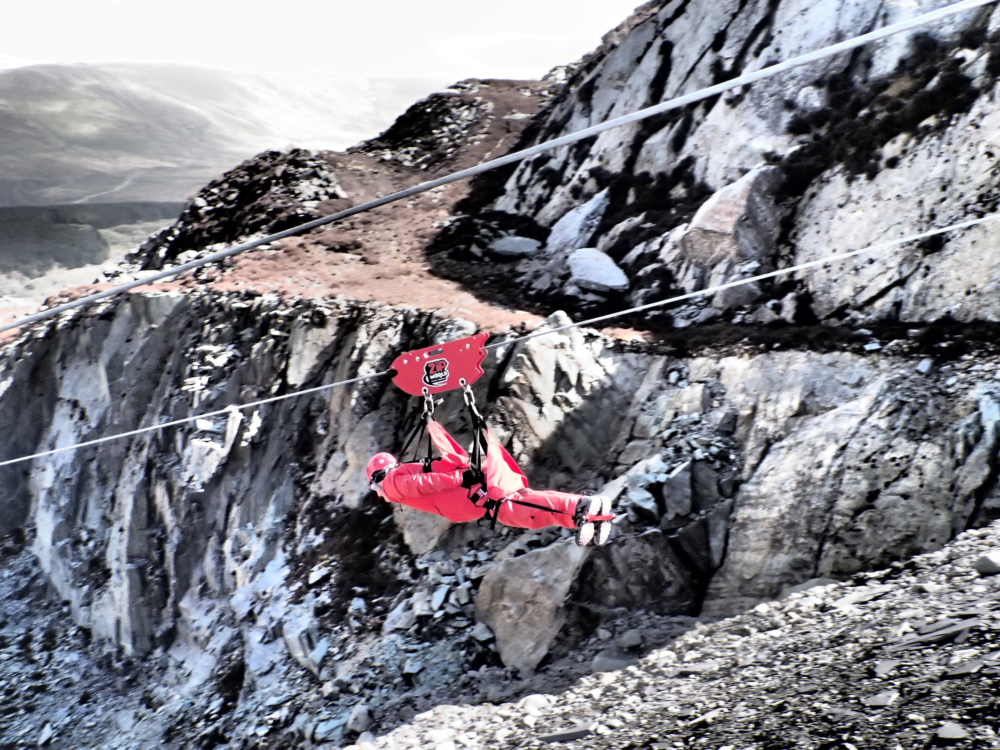 Zip World, Penrhyn Quarry, Bethesda, Bangor Gwynedd