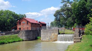 Historic mill in Metamora Indiana