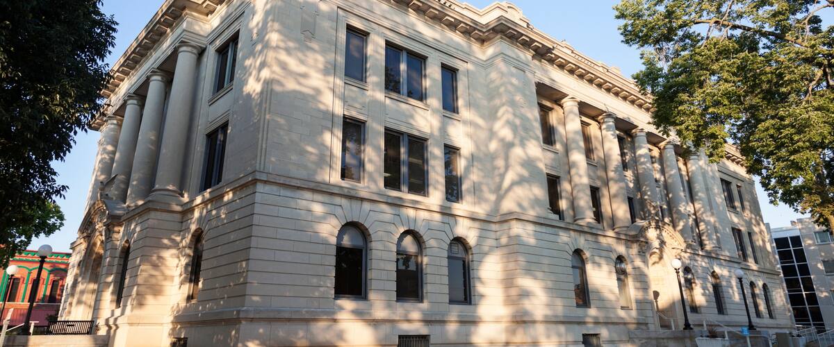 Old courthouse in Pekin, Tazewell County