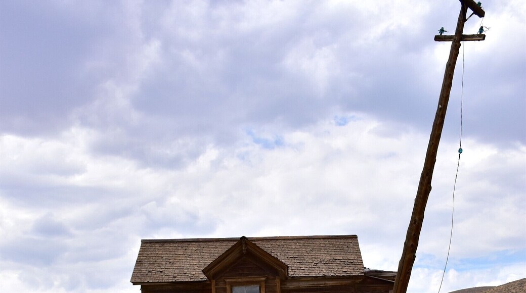 A real wild west ghost town - what's left of the lawless mining town in the middle of nowhere that had 10,000 residents in 1880.