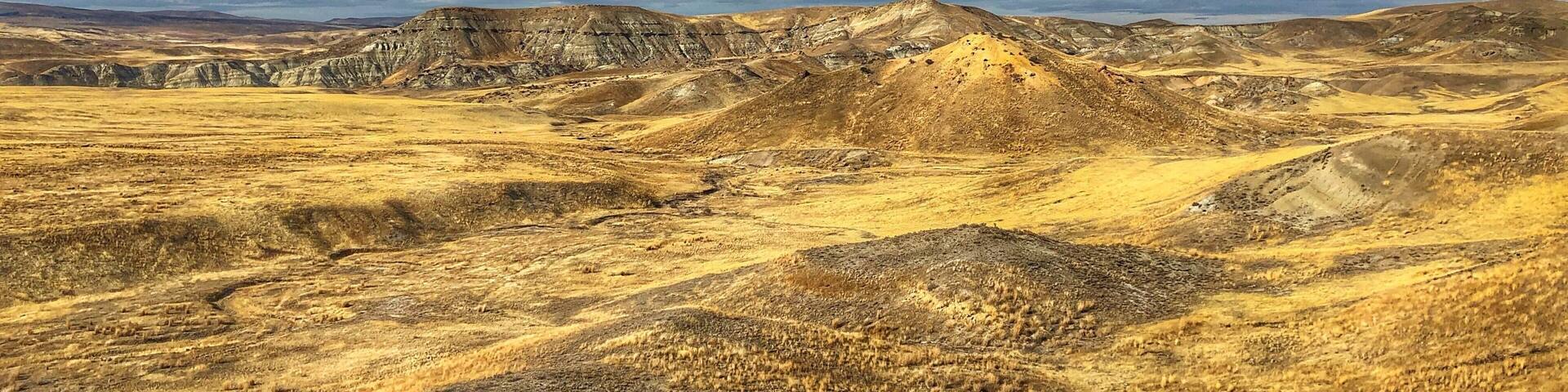 Beautiful fall day hiking in the Owyhee desert! #Trovember