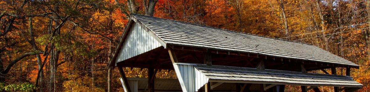 Stebelton Park at Rock Mill in Autumn, Lancaster, Ohio