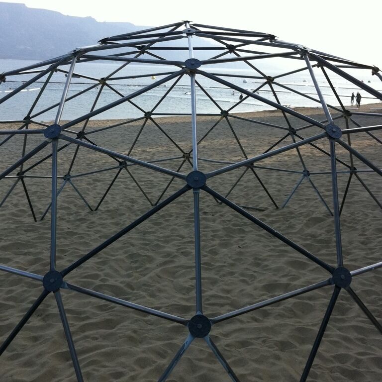 Playground dome on the Columbia River 