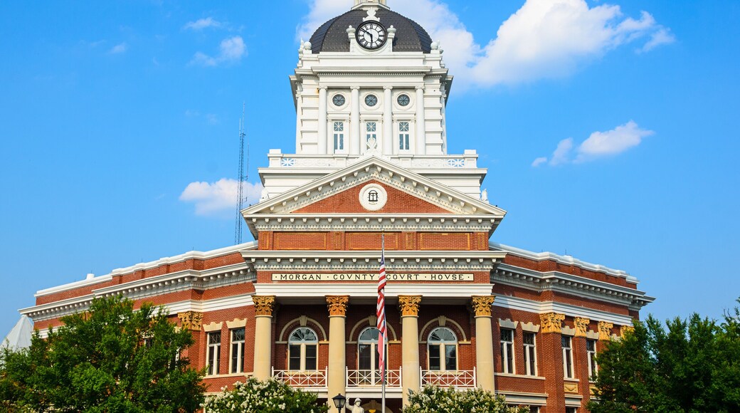 Morgan County Court House in Morgan County, Georgia.