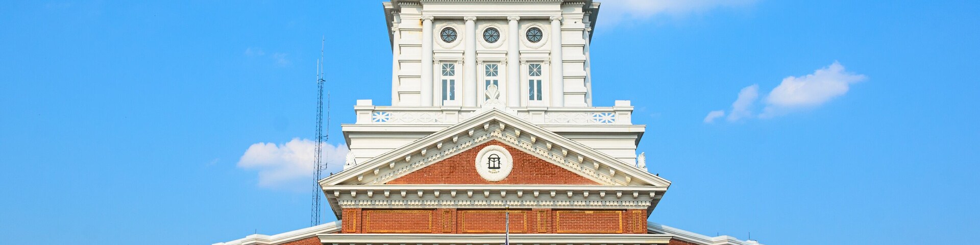 Morgan County Court House in Morgan County, Georgia.