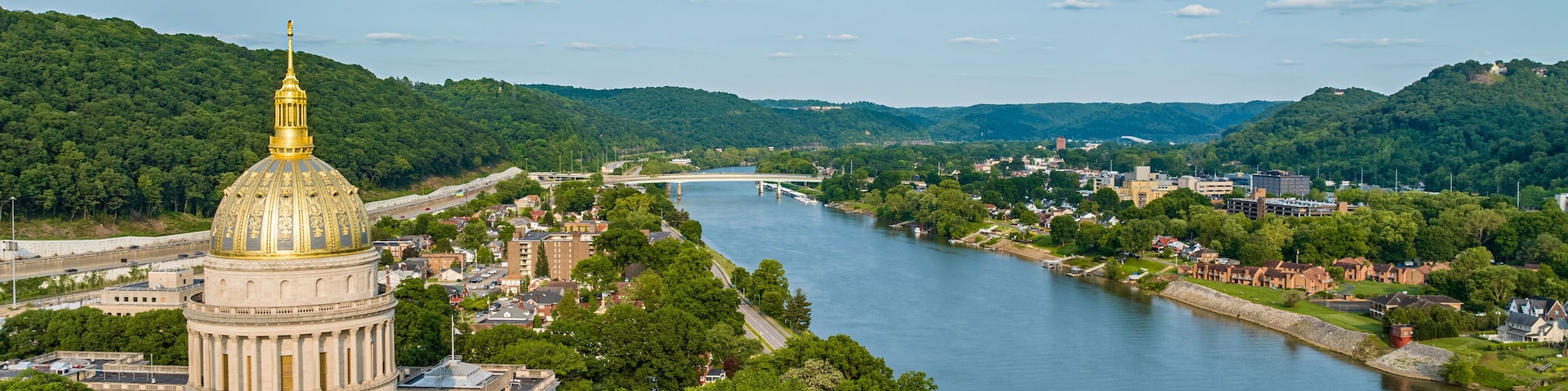 Aerial View of the West Virginia State Capitol Complex