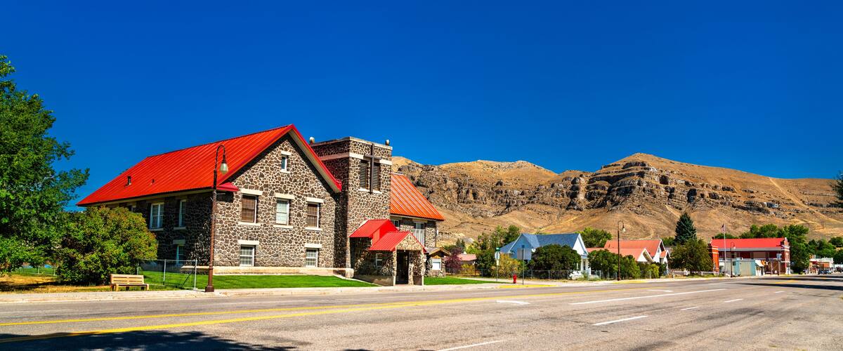 Baptist Community Church in Arco - Idaho, Northwestern United States